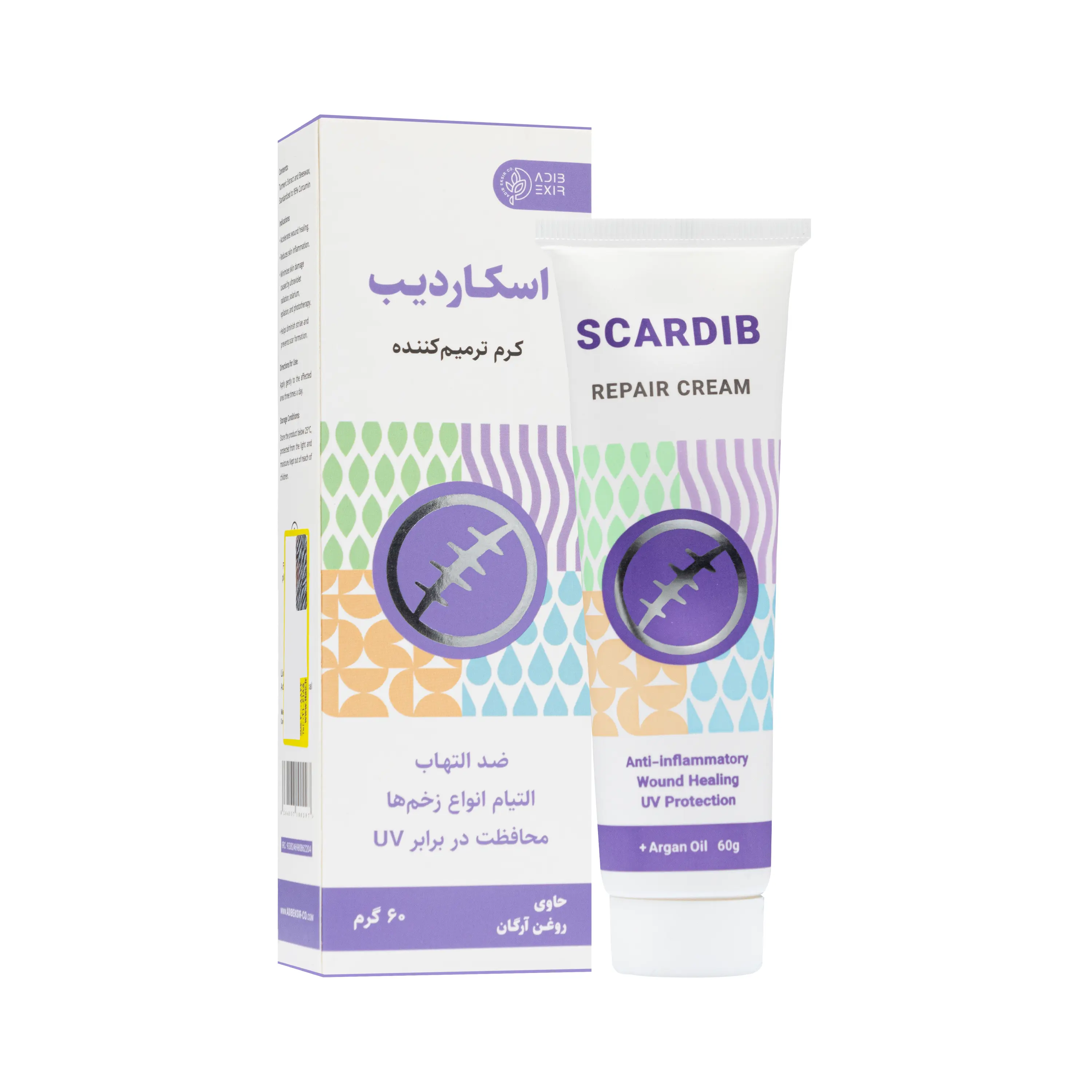 پماد ترمیم کننده زخم و سوختگی ادیب درم